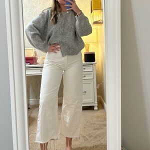 White zara jeans